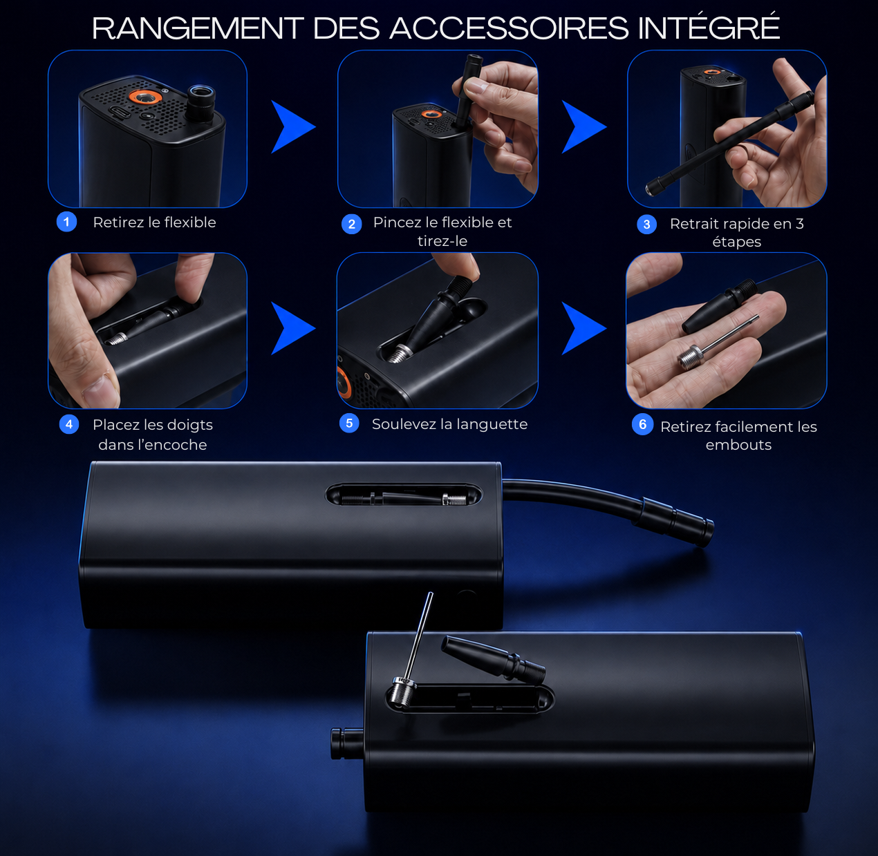 Dryv Air - Compresseur d’air portable